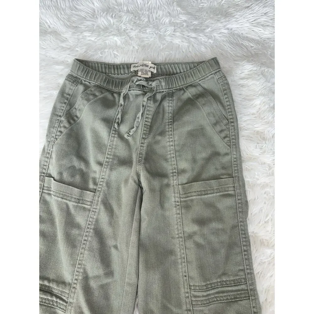 Vanilla Star Girls 7 Classic Cargo Style Soft Waist Wider Leg Pants. Great Pair